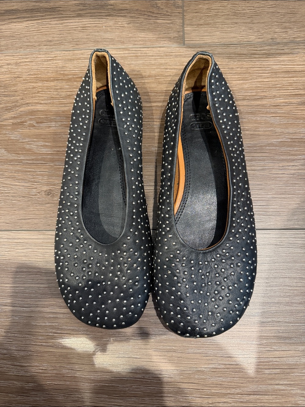 ASOS Black Studded Ballet Flats